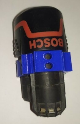 1 mal Akkuhalter Passend für Bosch Blau/ BTI 12 / 10.8 V