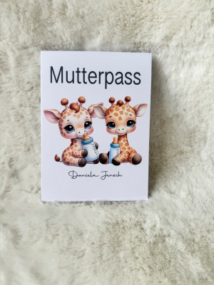 Mutterpasshülle Zwillinge - Mutterpass - Mutterpass Hülle - Mutterpasshülle personalisiert -