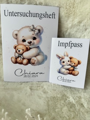 Impfpass - Untersuchungsheft - Set Impfpass UHeft - Impfpass personalisiert - UHeft personalisiert -