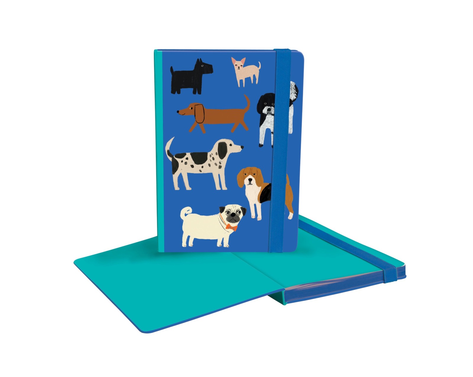 Shaggy Dogs A5 Journal with elastic binder 2