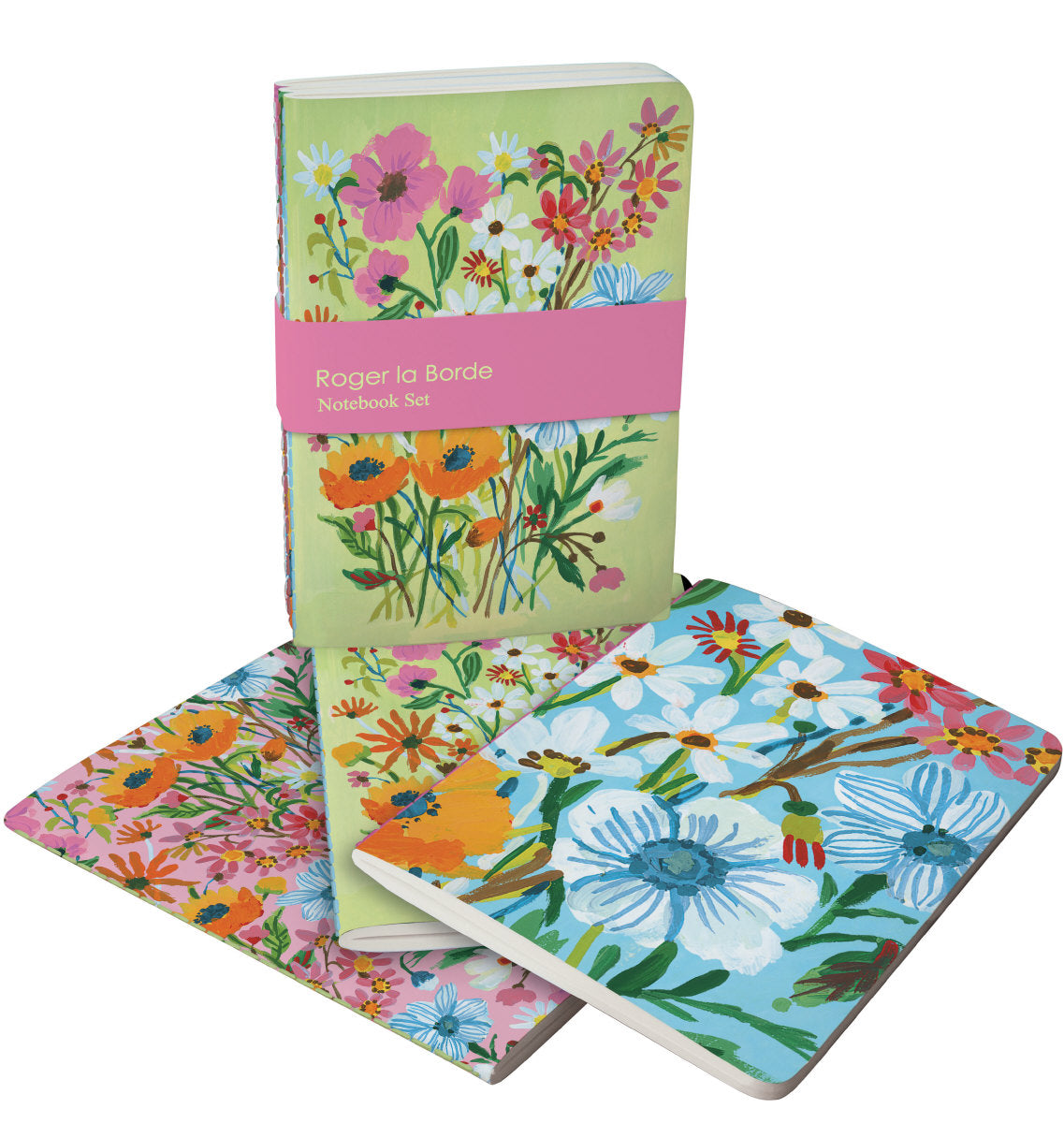 Flower Field A6 Exercise Books Set 2