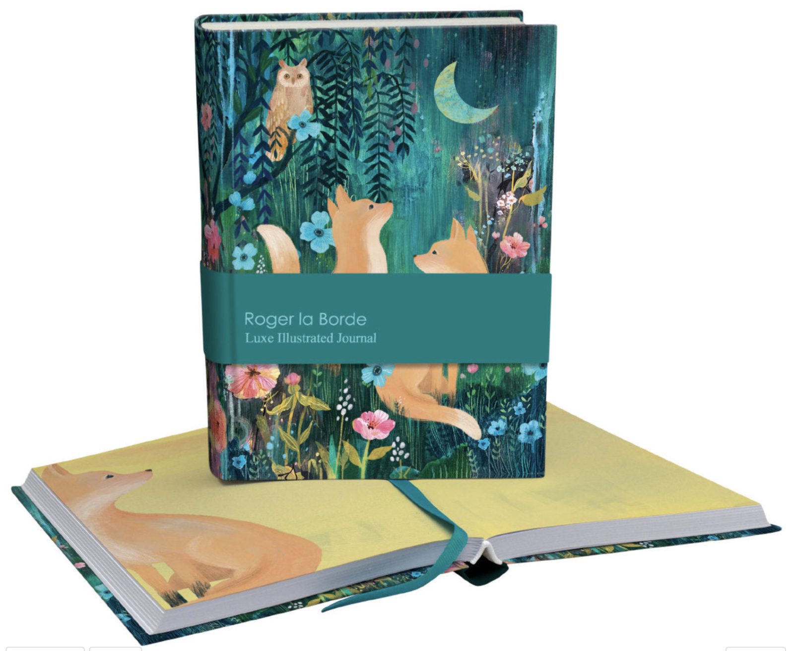 Moonlit Meadow Illustrated Journal