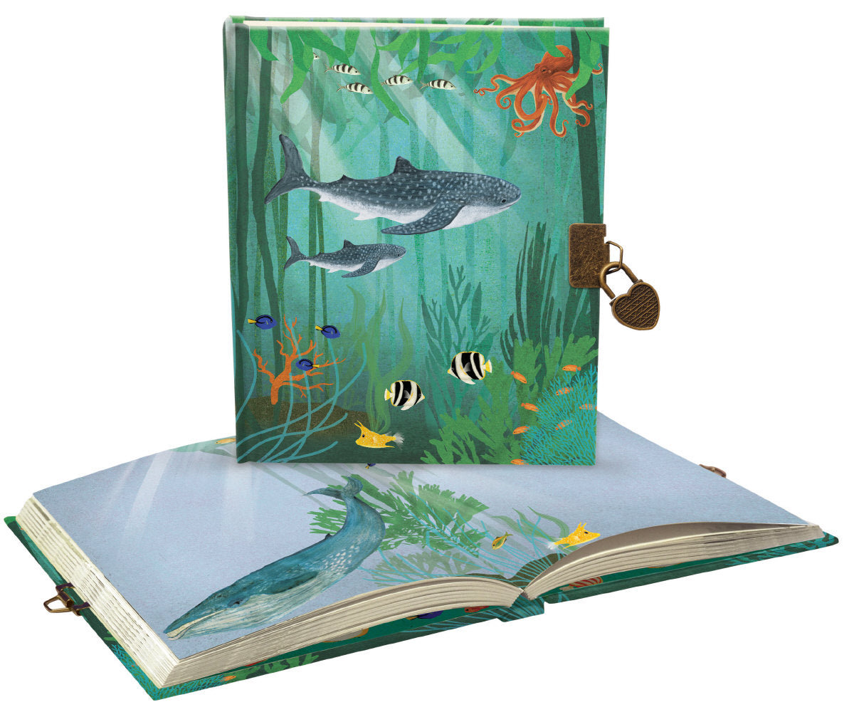 Whale Song Lockable Notebook 2