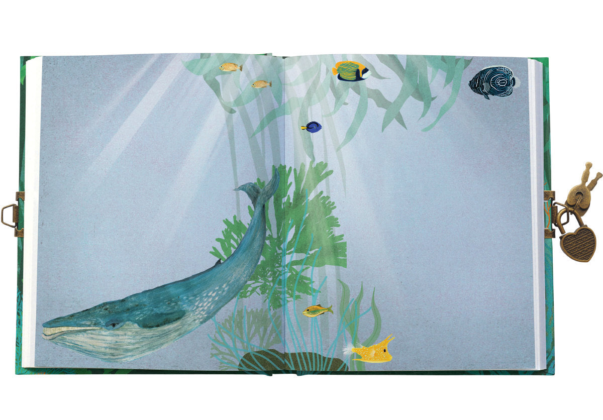 Whale Song Lockable Notebook 4