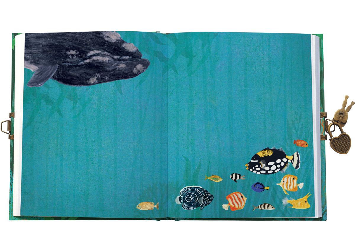 Whale Song Lockable Notebook 8