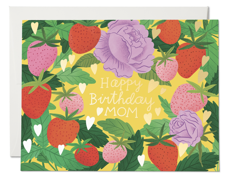 Strawberry Mom Card