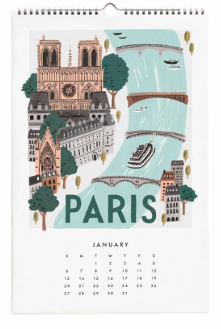 2019 World Traveler Calendar 2
