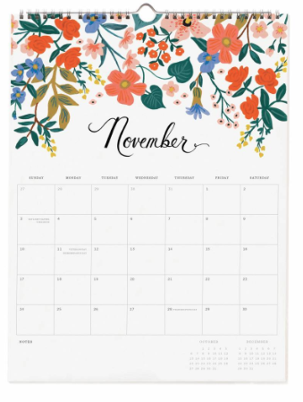 2019 Bouquet Kalender 12