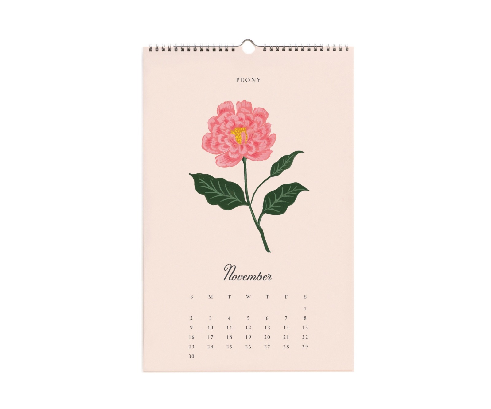 2025 Say It Whit Flowers Wall Calendar 12