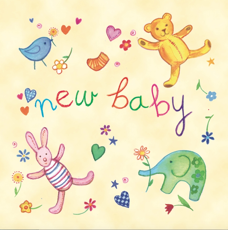New Baby Toys Card