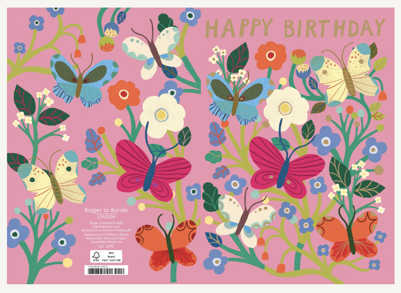 Happy Butterflies Greeting Card