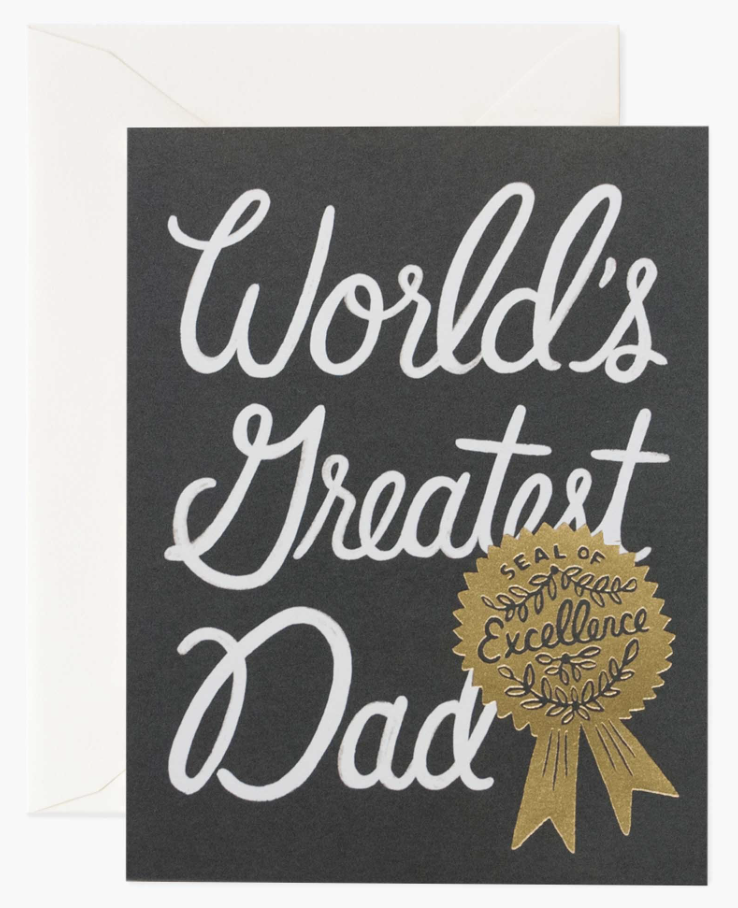 World s Greatest Dad Card