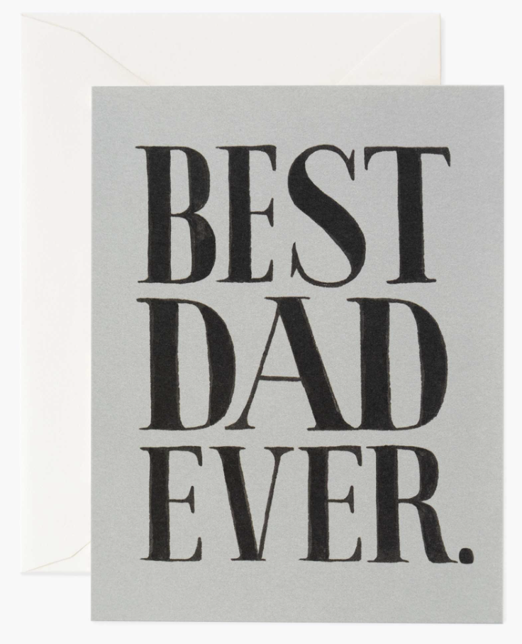 Best dad Ever Card