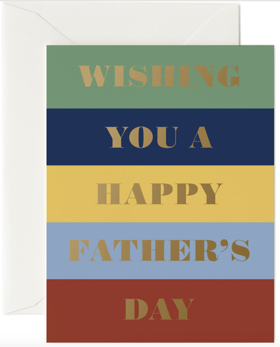 Color Block Father s Day Card
