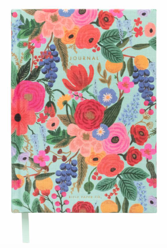 Garden Party Fabric Journal