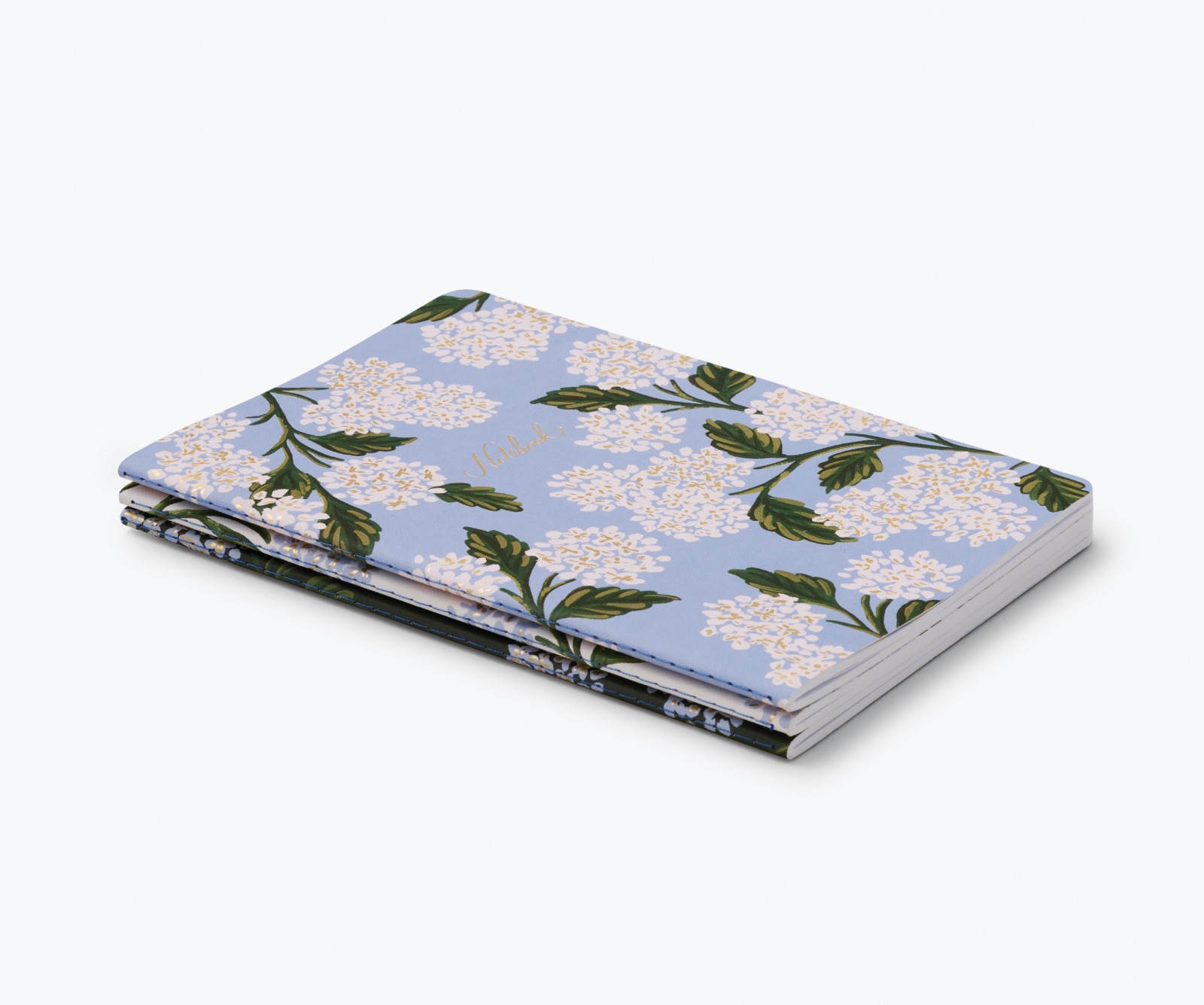 Hydrangea Stitched Notebook Set 7