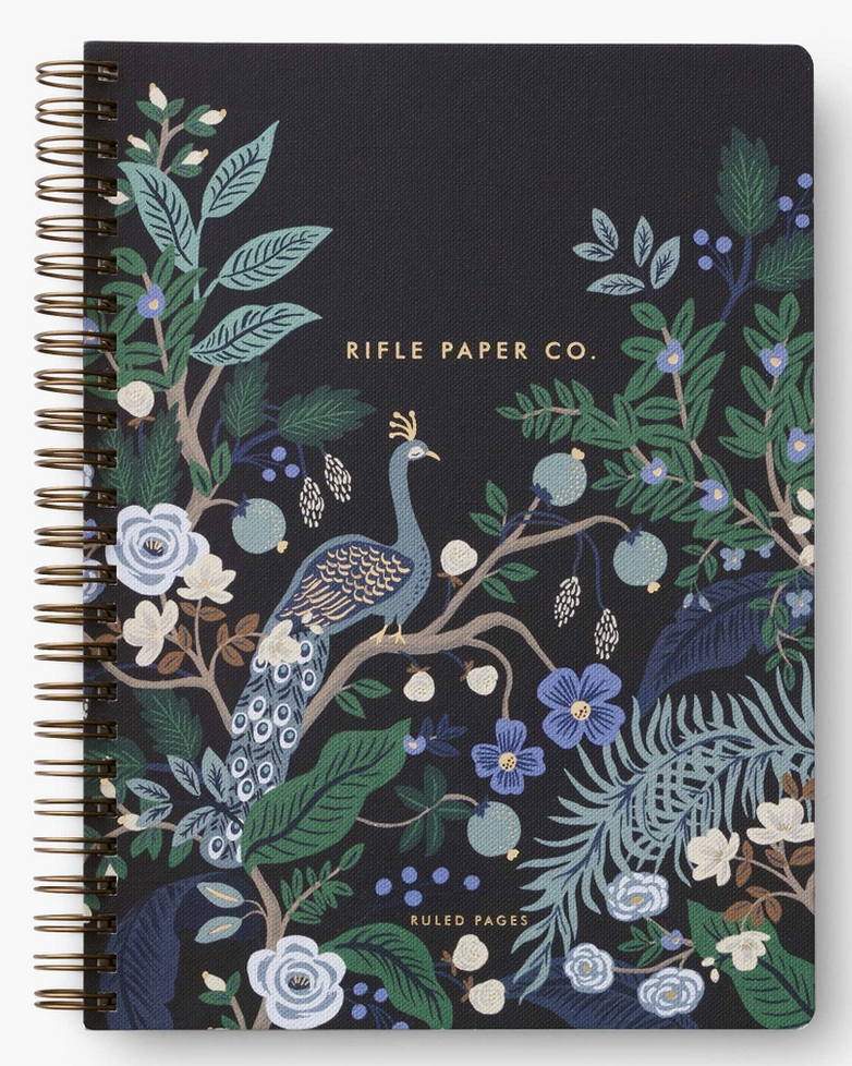 Peacock Spiral Notebook