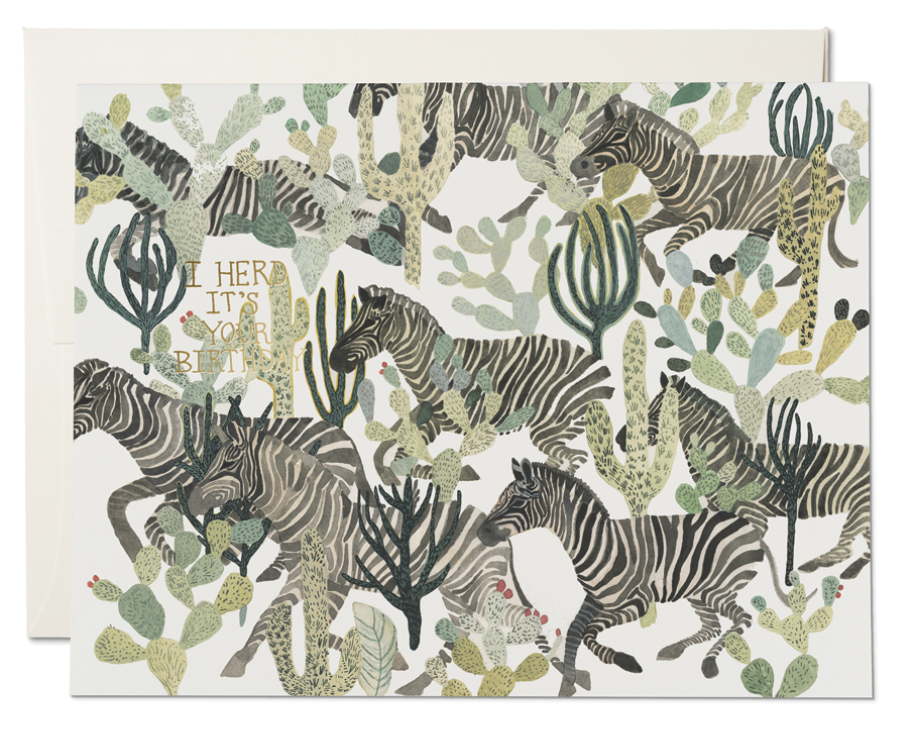 Zebra Herd Card