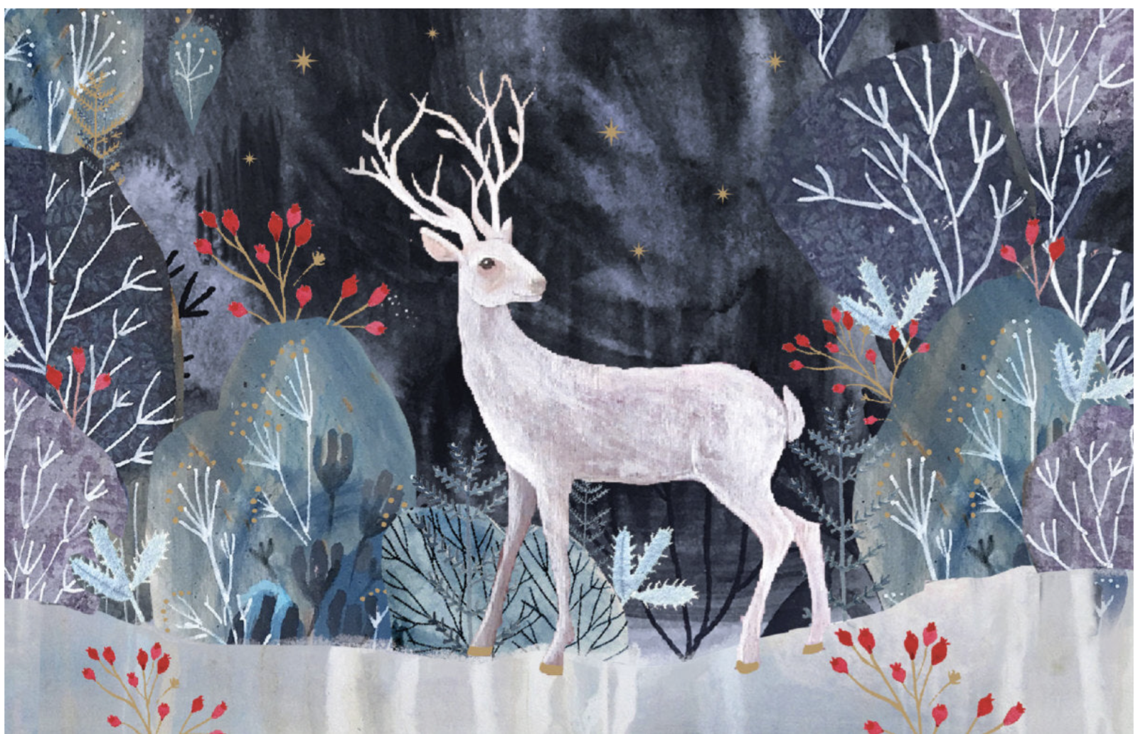Silver Stag Gold Foil Card Pack