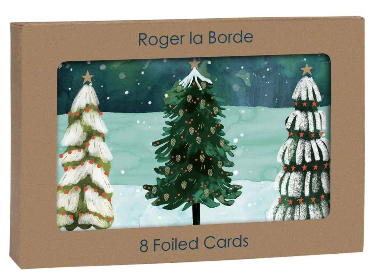 Wild Winter Forest Gold Foil Card Pack