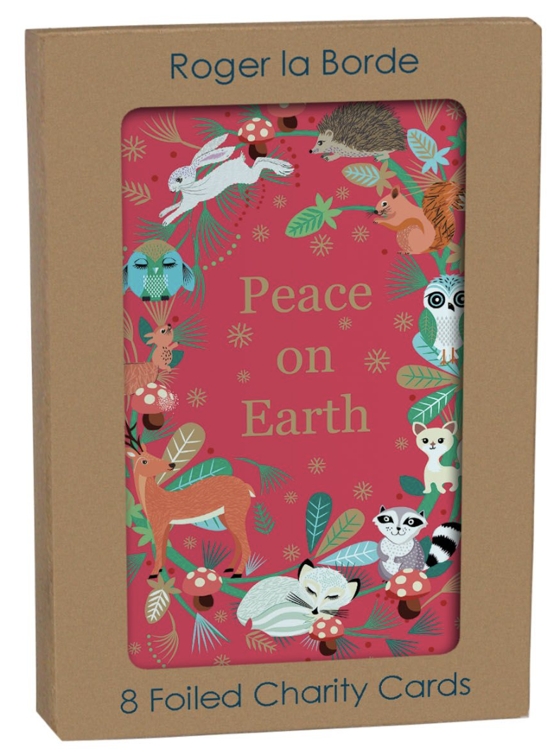 Peaceful Animal Wreath Foil Card Pack