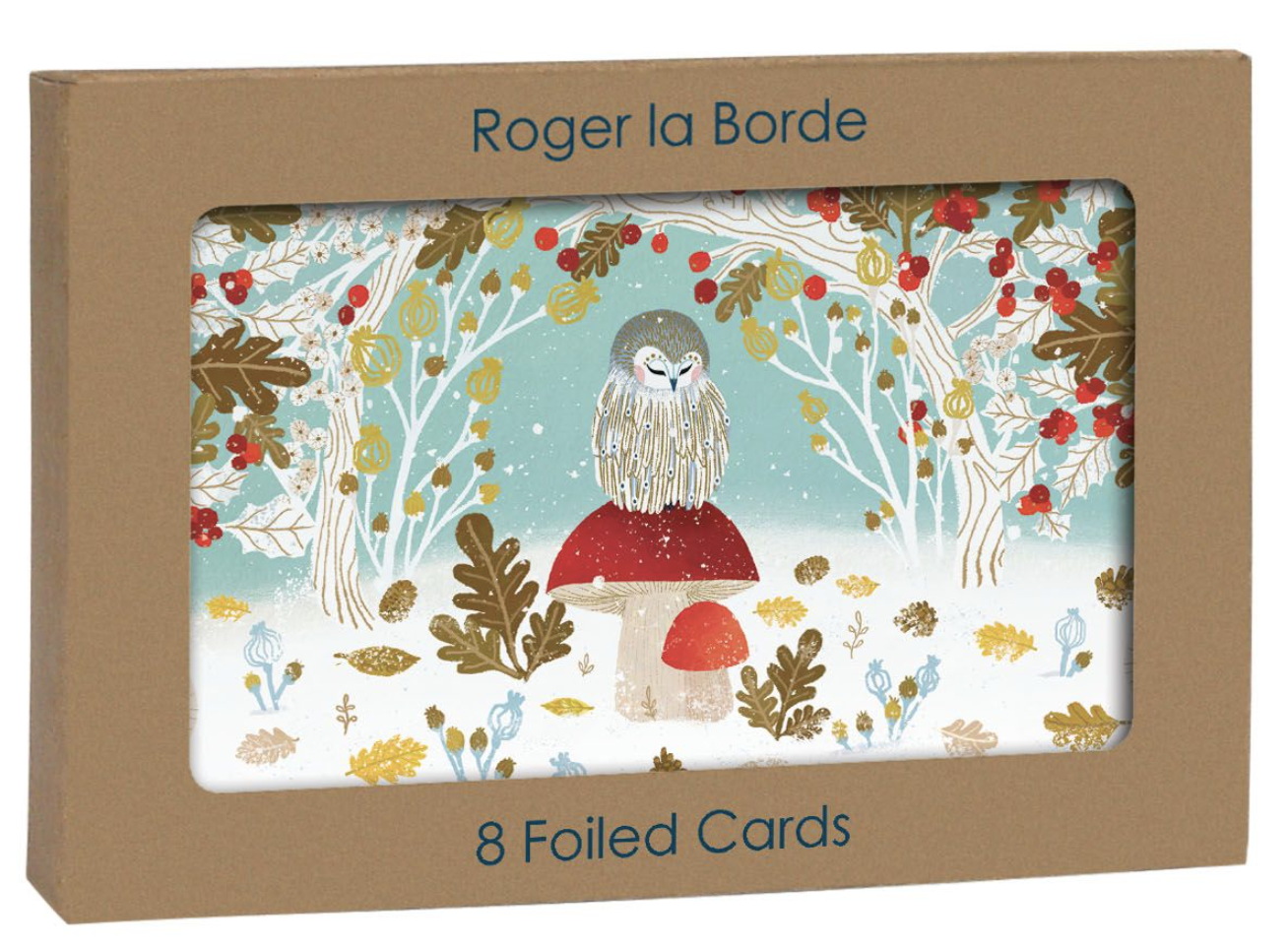 Owl Under Bower Gold Foil Card Pack