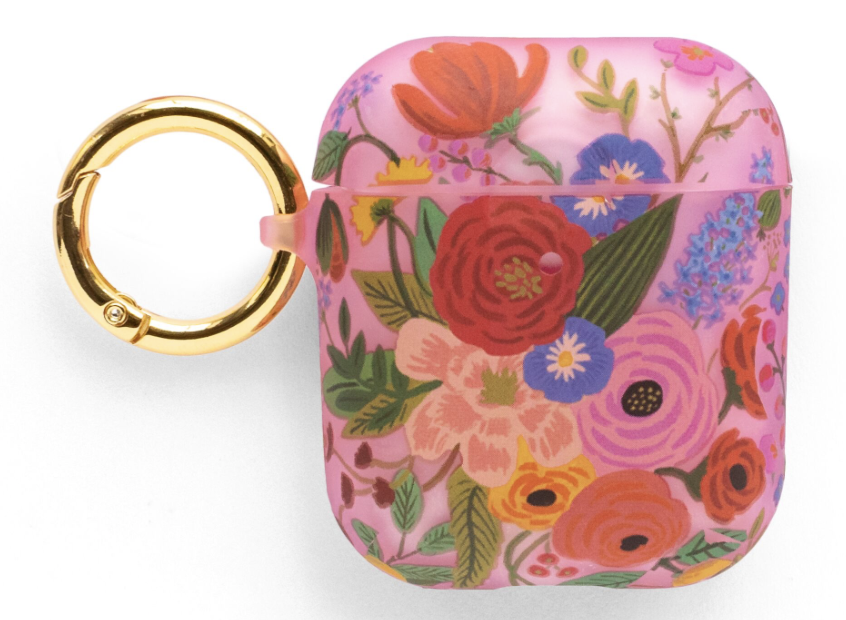 Clear Blush Garden Party AirPods Cases