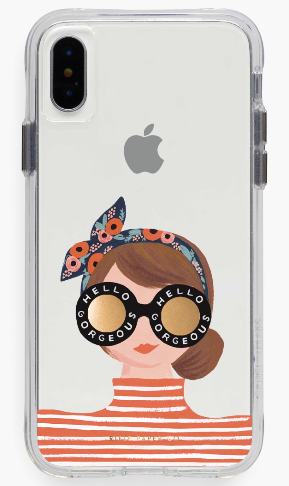 Clear Hello Gorgeous iPhone Cases