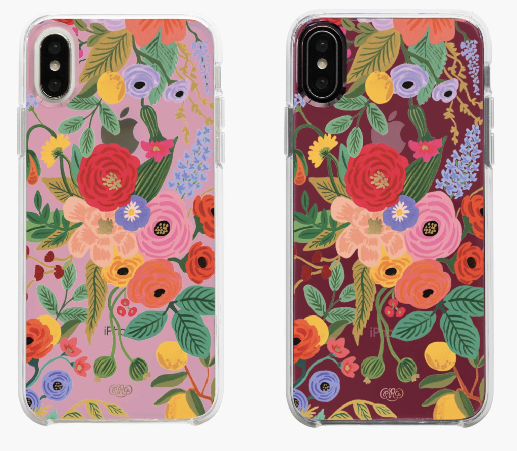 Clear Blush Garden Party iPhone Cases 2