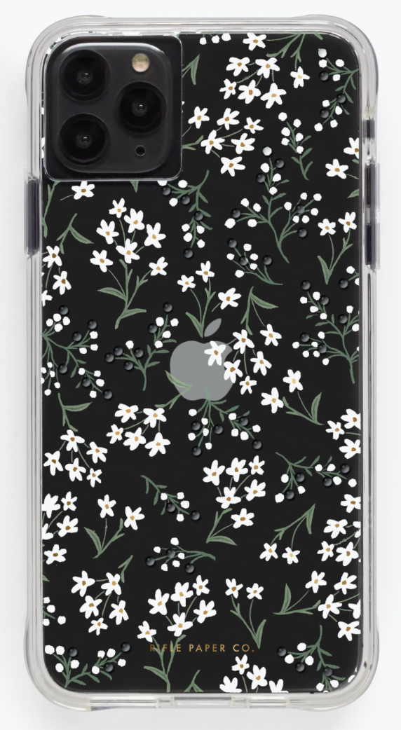 Clear Petites Fleurs iPhone Cases