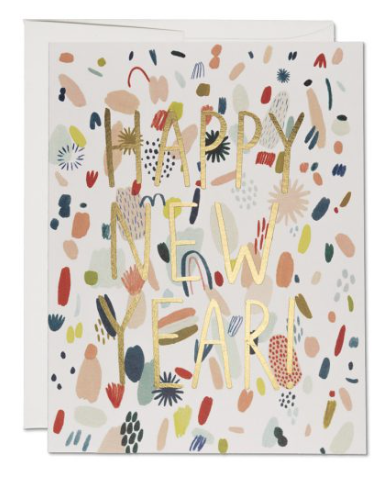 Abstract New Year Card