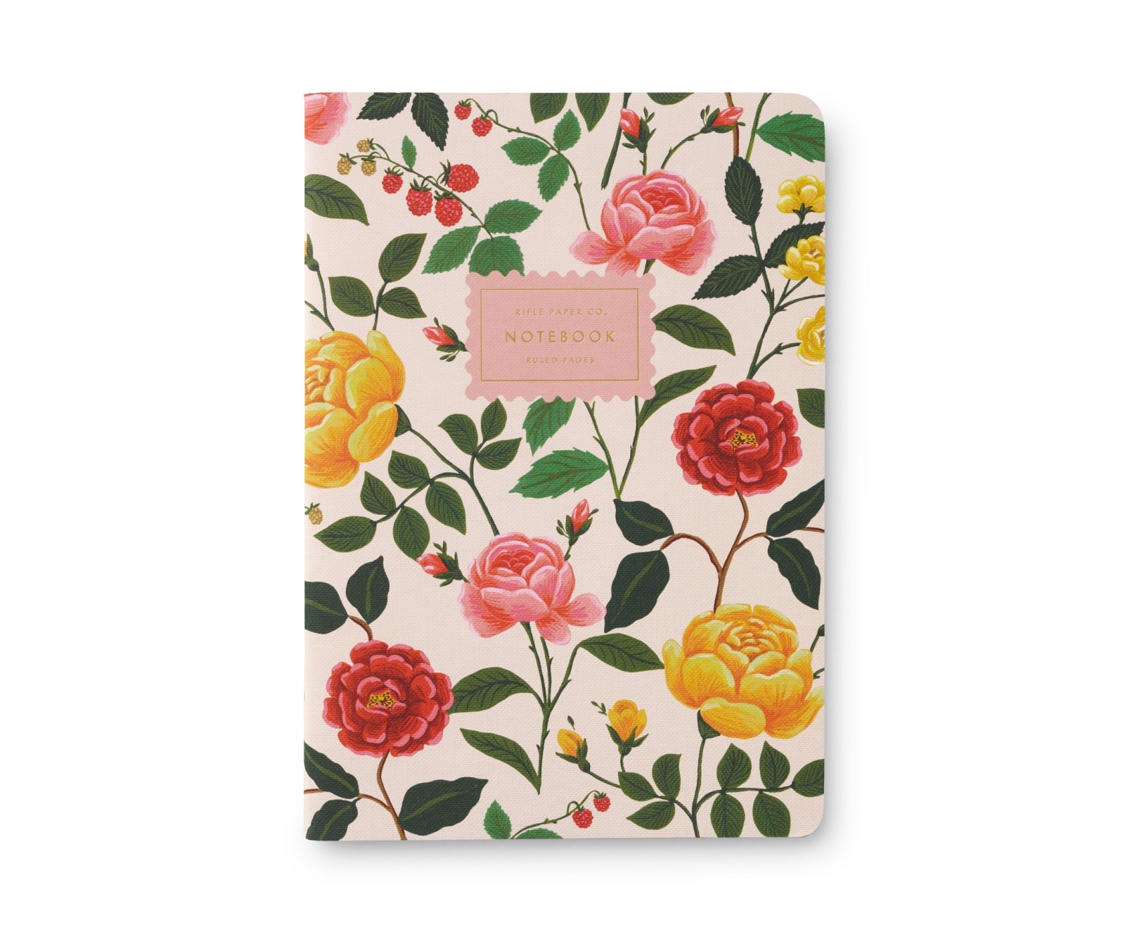 Roses Stitched Notebook Set 4