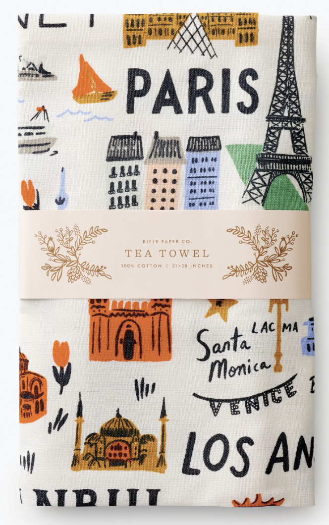 Bon Voyage Tea Towel 3
