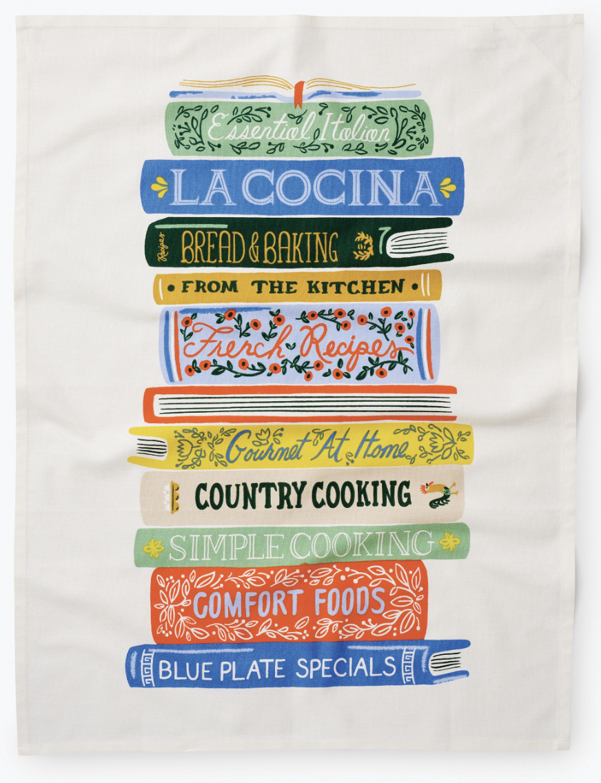 Cookbooks Tea Towel 2
