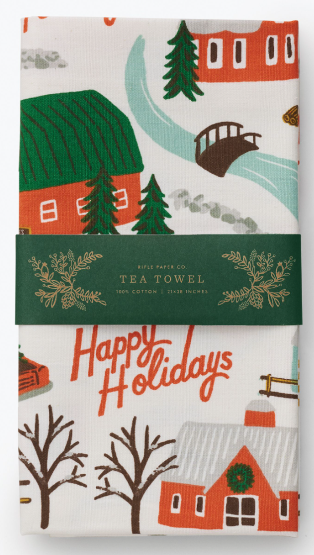 Christmas Tree Farm Tea Towel 3
