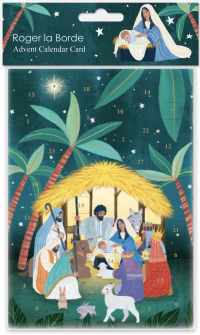 Nativity Advent Calendar Card 4