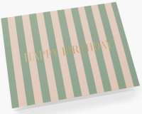 Cabana Stripe Greeting Card 2