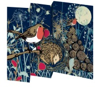 Winters Tale Robin Trifold Card Pack 2