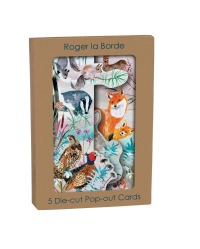 Wild Winters Song Fox Trifold Card Pack