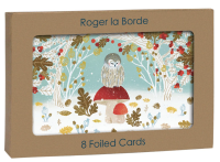 Owl Under Bower Gold Foil Card Pack