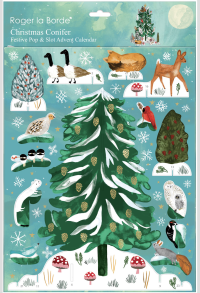 Christmas Conifer Pop &amp; Slot Advent Calendar 2