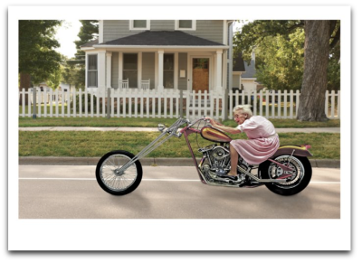 Grandma Motorcycle Card - 3141