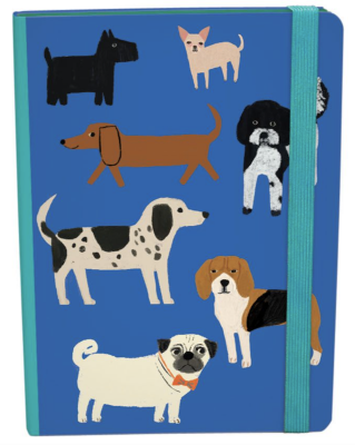 Shaggy Dogs A5 Journal with elastic binder - Roger la Borde A5193