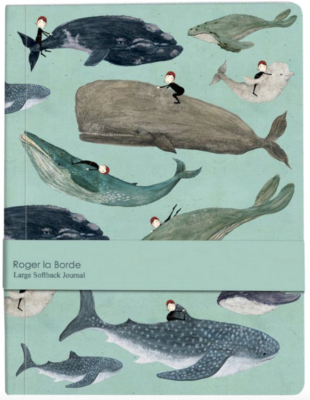 Whale Song Large Softback Journal - Roger la Borde ALB014