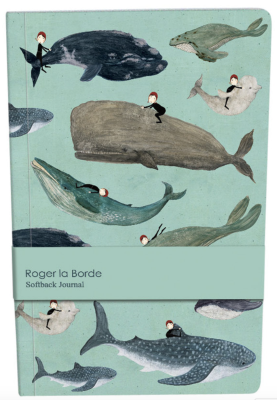 Whale Song A5 Softback Journal - Roger la Borde AMB015
