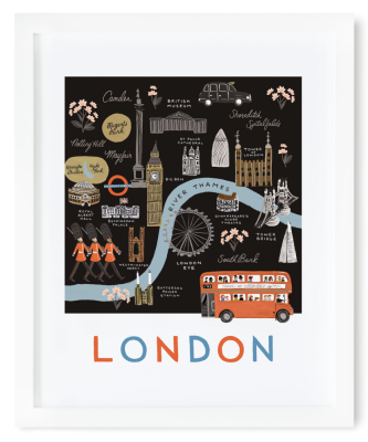 London Map Art Print - Rifle Paper Co