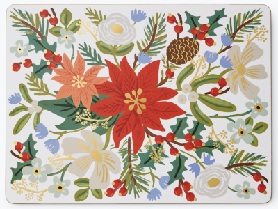 Holiday Bouquet Placemats - Rifle Paper Co.