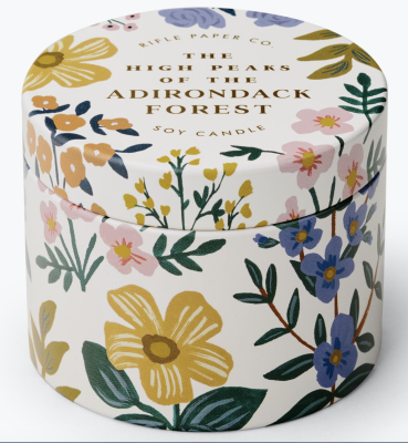 THE HIGH PEAKS OF THE ADIRONDACK FOREST Travel Tin Candles - Rifle Paper Candle