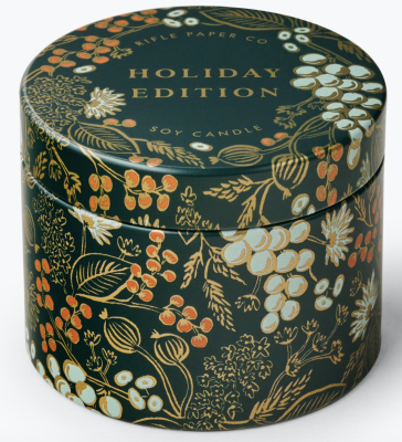 HOLIDAY Travel Tin Candles - Rifle Paper Candle