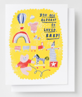 So Loved Baby Card - Yellow Owl Workshop